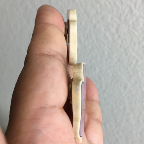 🖤Vtg MOP statement earrings - Picture 7 of 15